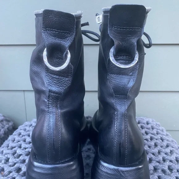 NEW AS98 37 6.5-7 NEW THIS SEASON FROM GERMANY NERO MID CALF CONVERTIBLE BOOT - Picture 10 of 11